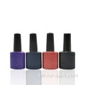 10 ml klare Nagelflasche flaches Quadrat mit Kappe